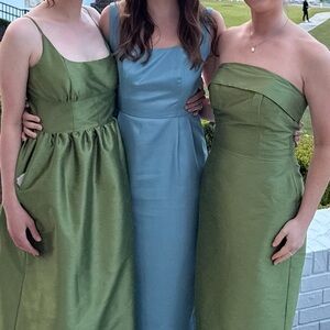 Lula Kate Emily Dress in Denim Bengaline